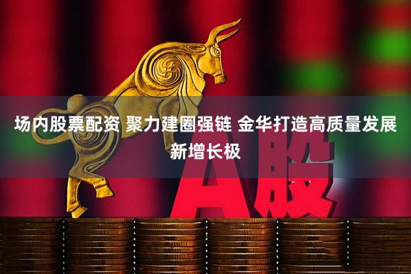 场内股票配资 聚力建圈强链 金华打造高质量发展新增长极